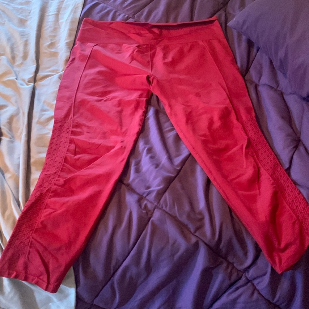 Fabletics leggings- beautiful burgundy